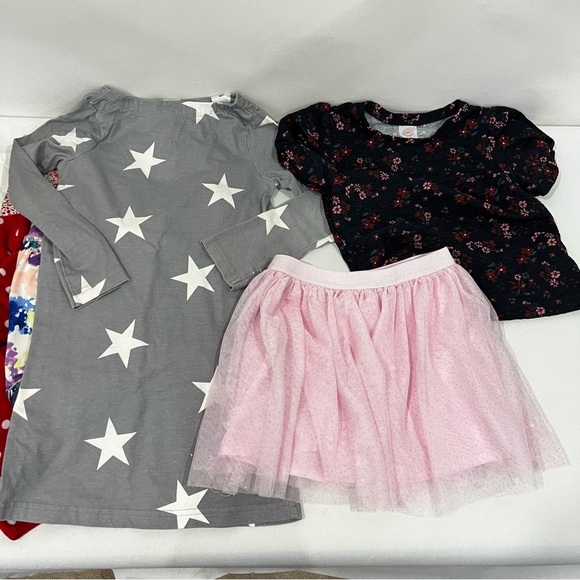 Bundle Lot of 7 Piece Size 6 Years Girls Clothing Tops PJ & Bottoms Mix Brand - Picture 6 of 8